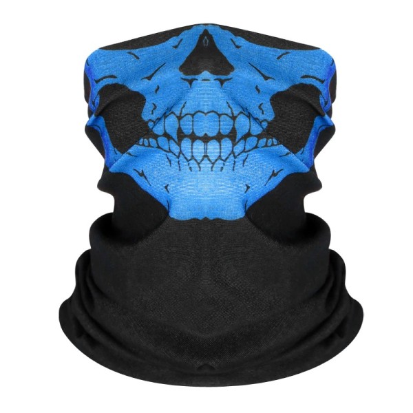 Masca protectie fata craniu, culoare albastra, paintball, ski, motociclism, airsoft